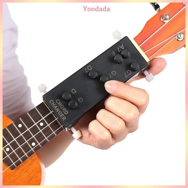 Trainer Ukulele Trainer Chitarra Per Ukulele - Assistente Accordi In ABS E Silicone Per Principianti Guitar Cord Presser - 4