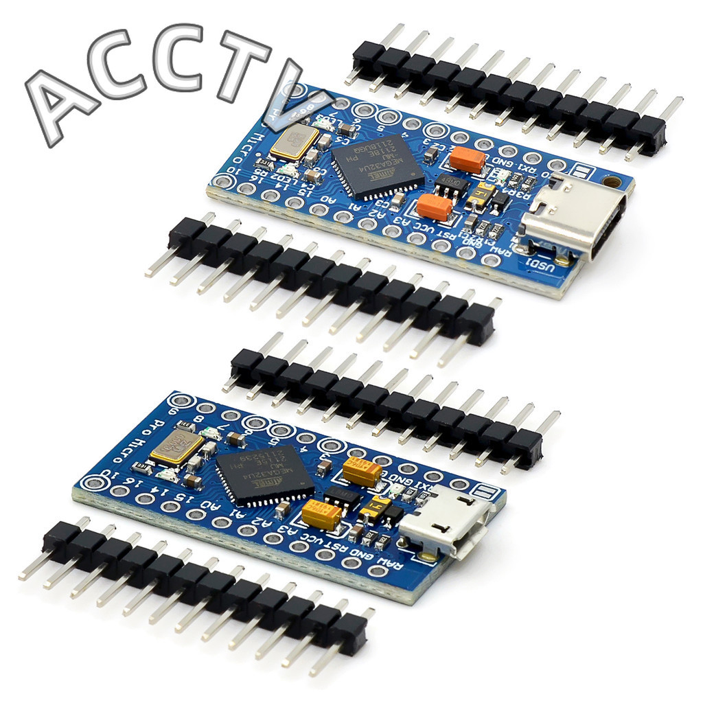 New Pro Micro for arduino ATmega32U4 5V/16MHz Module with 2 row pin ...
