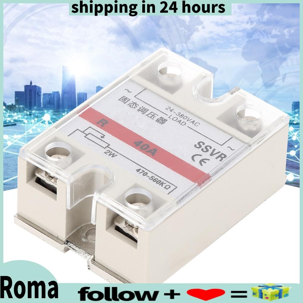 Festkörper-Spannungsregler SSVR-40A - Einphasen Relaismodul 24-380VAC Niederfrequenz