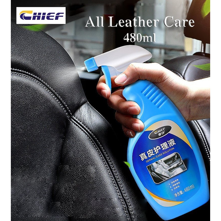 Chief Leather Care Spray Cleaner Anti Cracking Fading Cracks Restore ...