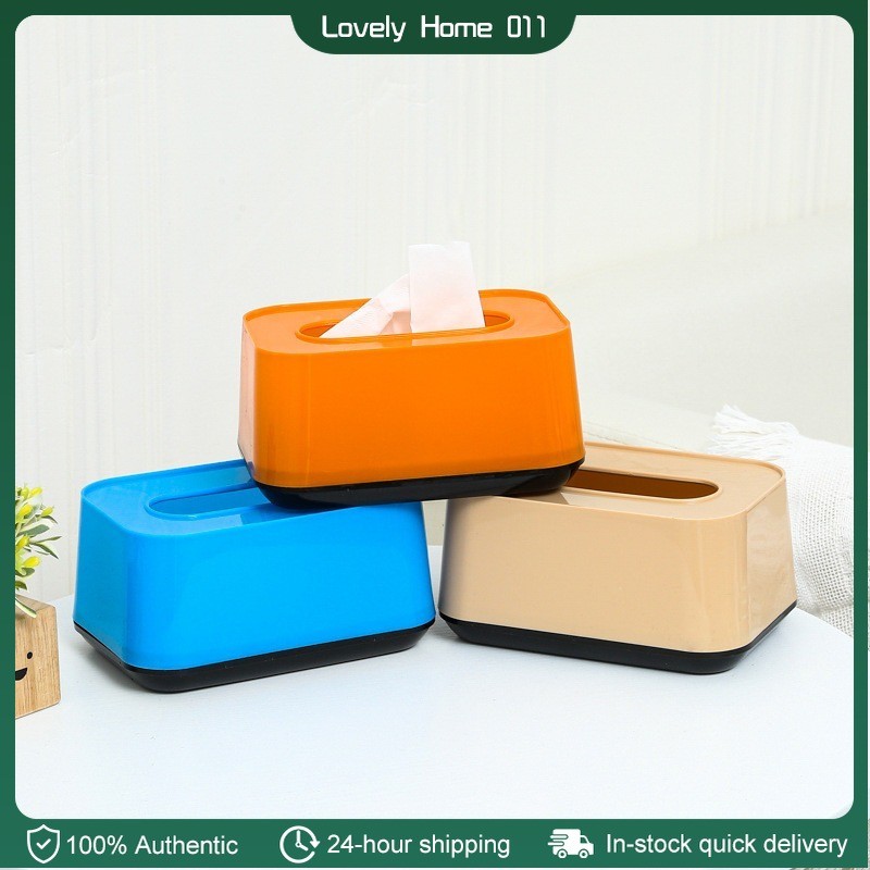 Tissue Box Tissue Holder Tissue Box Organizer Tissue Dispenser | Shopee ...