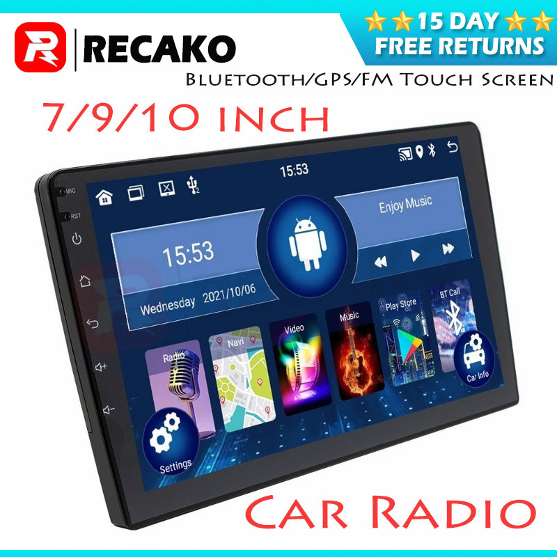 Universal 10/9/7 Inch Android Car Radio RDS/GPS/Bluetooth/Wifi Optional ...