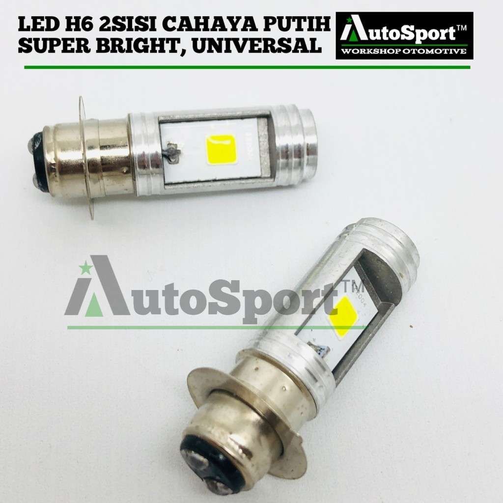 CAHAYA H6 LED Headlights for Underbone Motorcycles, 2-sided LED ...