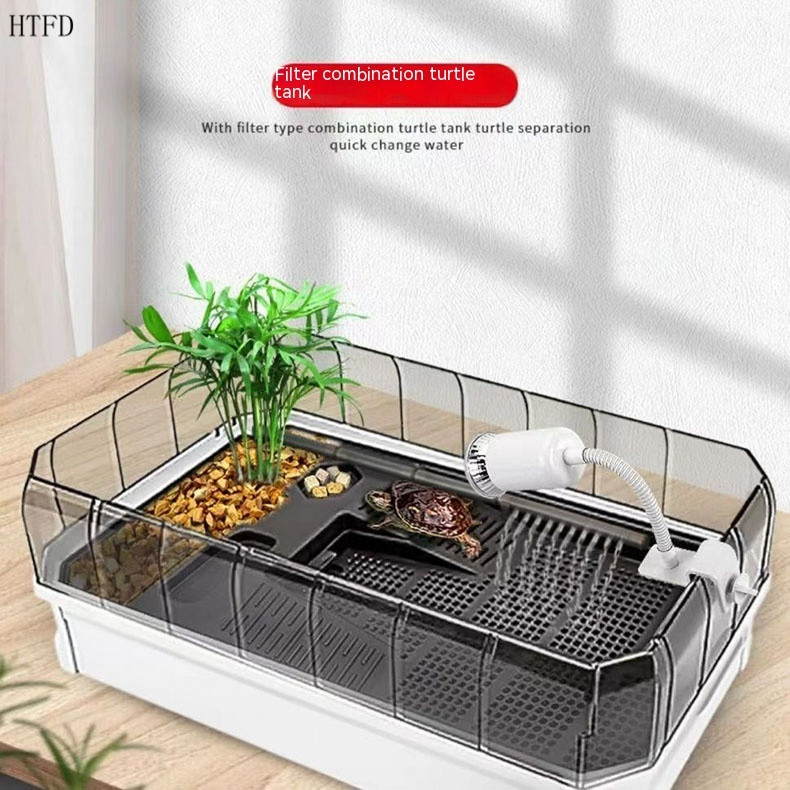Combination Turtle Tank Household Turtle Tank with Drying Table Turtle ...