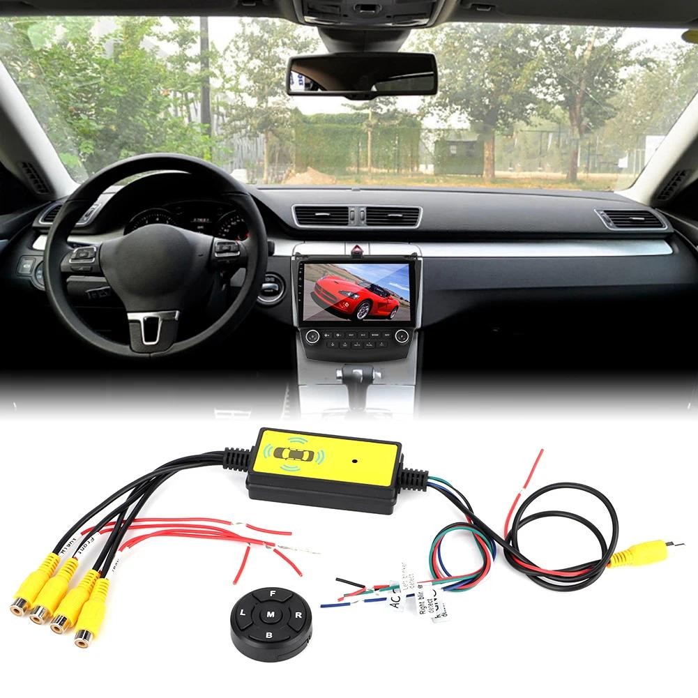 Intelligent Car Video Switcher 4 Input 1 Output Video Converter Box ...