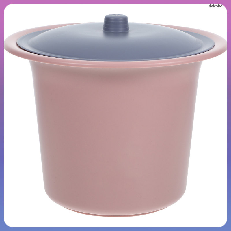 Chamber Pot Plastic Urine Bucket with Lid Portable Urinal Toilet Urine ...