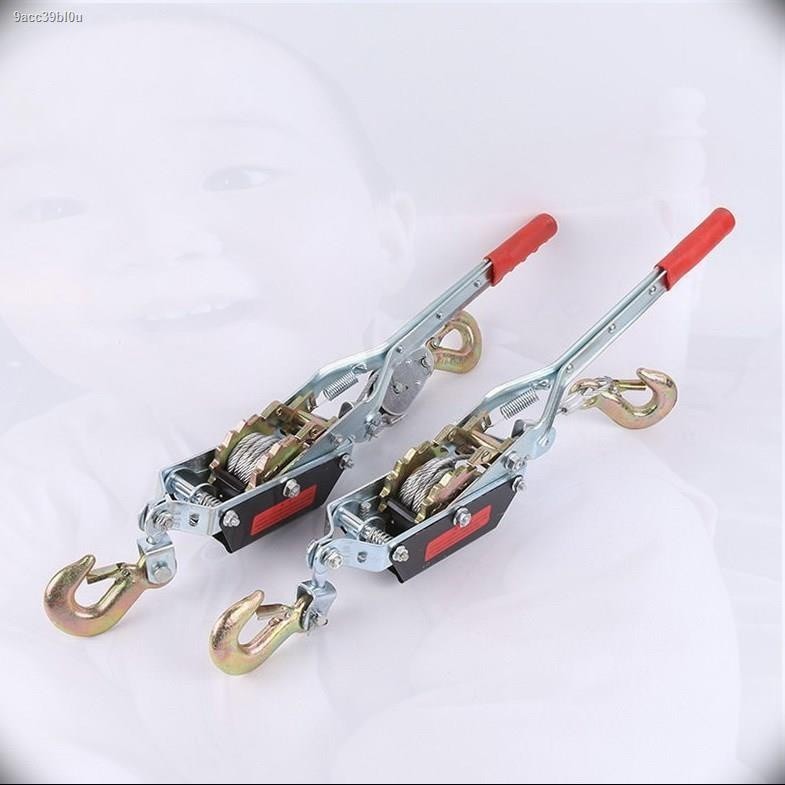 Wire rope double hook tightener ratchet 1 ton 2 ton hand tensioner ...