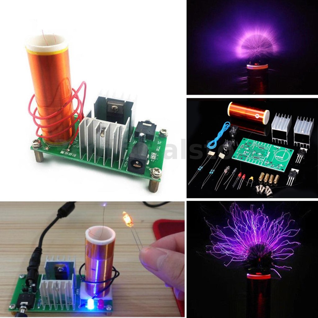 Geekcreit® DIY Mini Tesla Coil Module Unassembled 15W DC 15-24V 2A ...