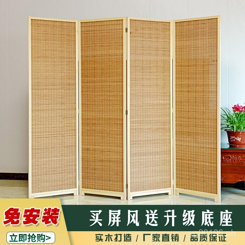 Dining Room Entrance Dormitory Bamboo Screen Folding Economical ...