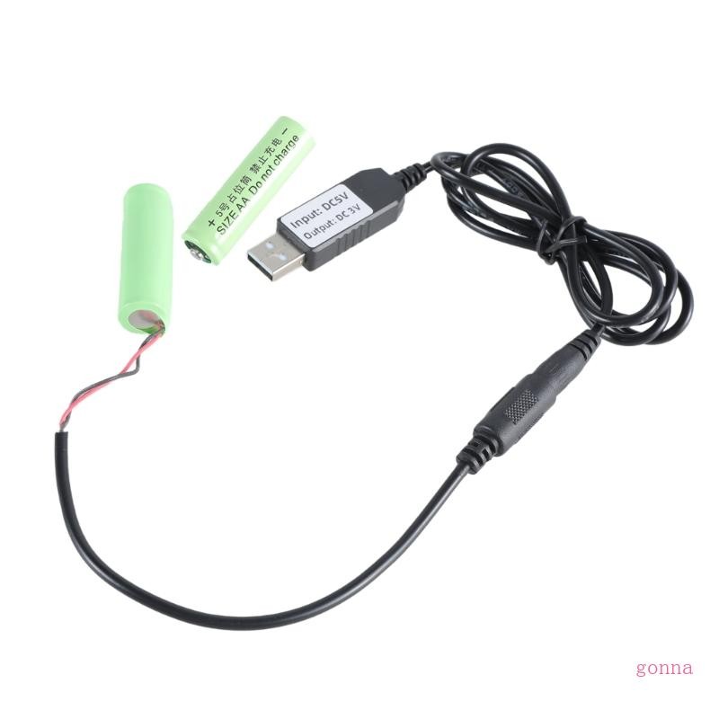 gonna USB to 3V LR6 AA Eliminators USB Power Converters 5V to 3V Power ...