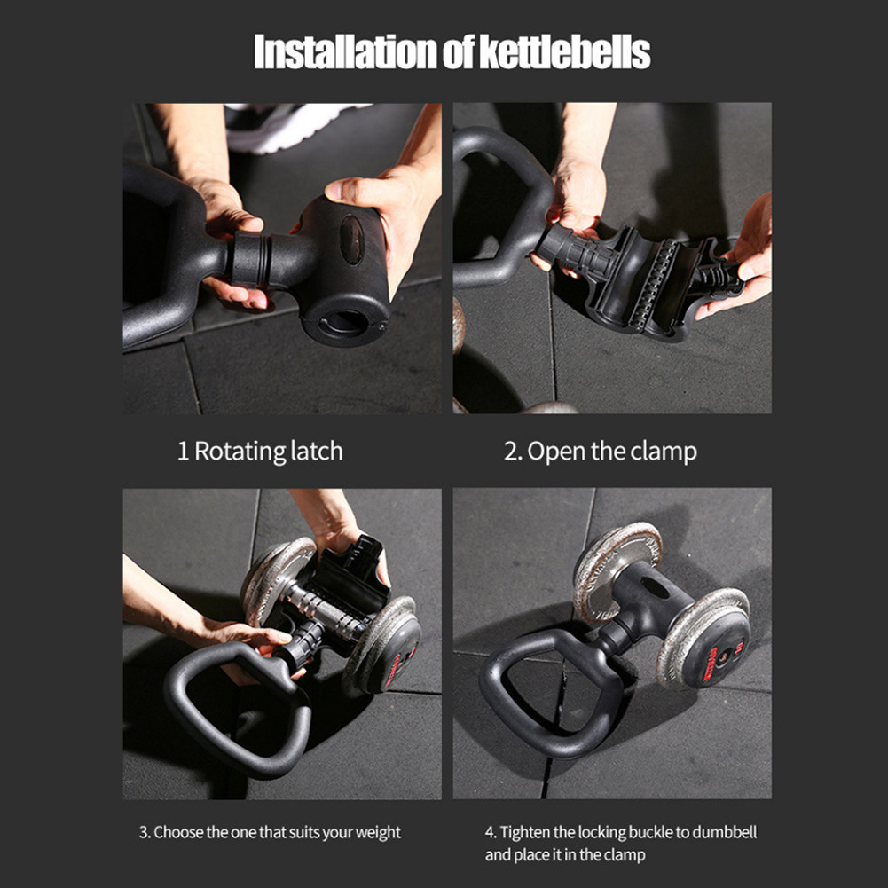 Kettlebell Set Kipika Steel Kettlebell Converter Handle Adjustable