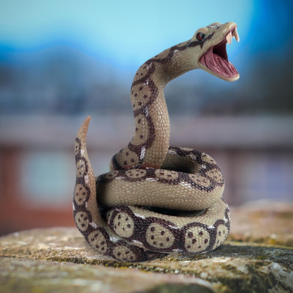 Snake Toys Scary Prank Spooky Fake Snake Model Pythons Snake Toy Figure ...
