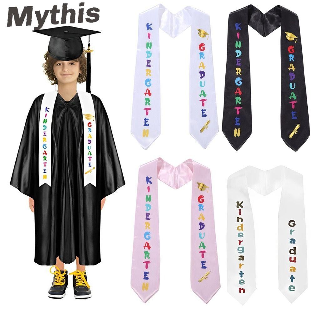 [MYTHIS] Graduation Robes Adult Gift Honor Stole Black Sashes Academic ...