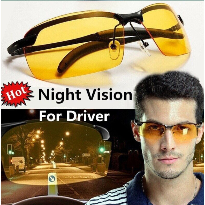 Anti-glare Day Night Vision Glasses for Driving Men Polarized ...