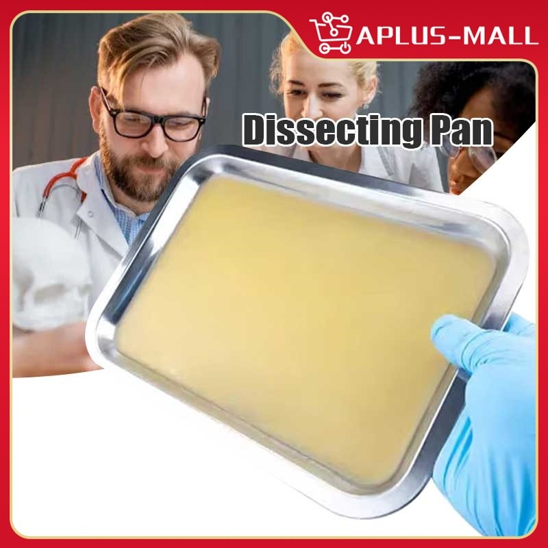 Stainless Steel Dissecting Pan 19*26cm With Wax Laboratory Equipment ...