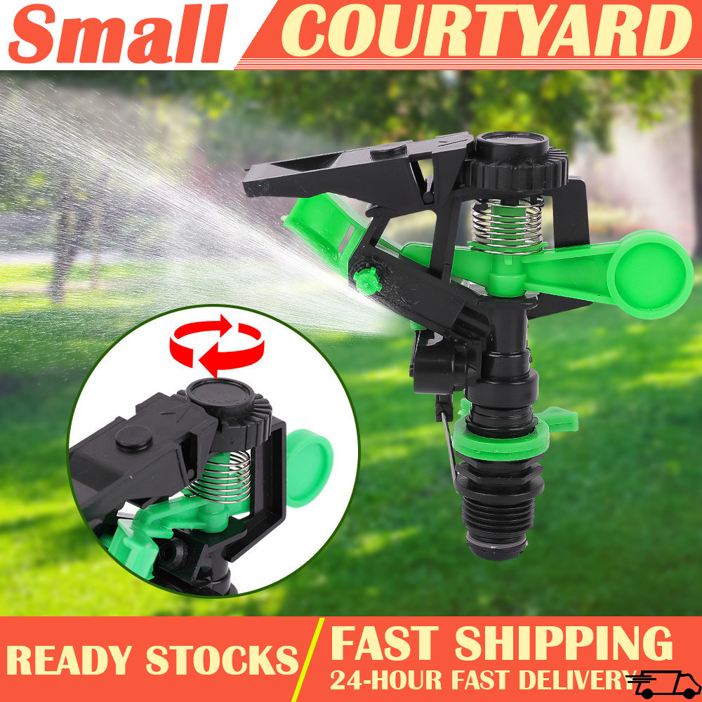 Automatic 360 Degree Rotating Jet Sprinkler Garden Lawn Irrigation ...