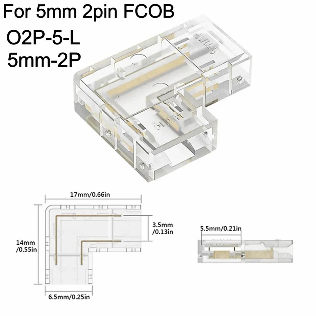 10Pcs COB LED Wire Connector 5 8 10 12mm Connection Solderless Mini ...