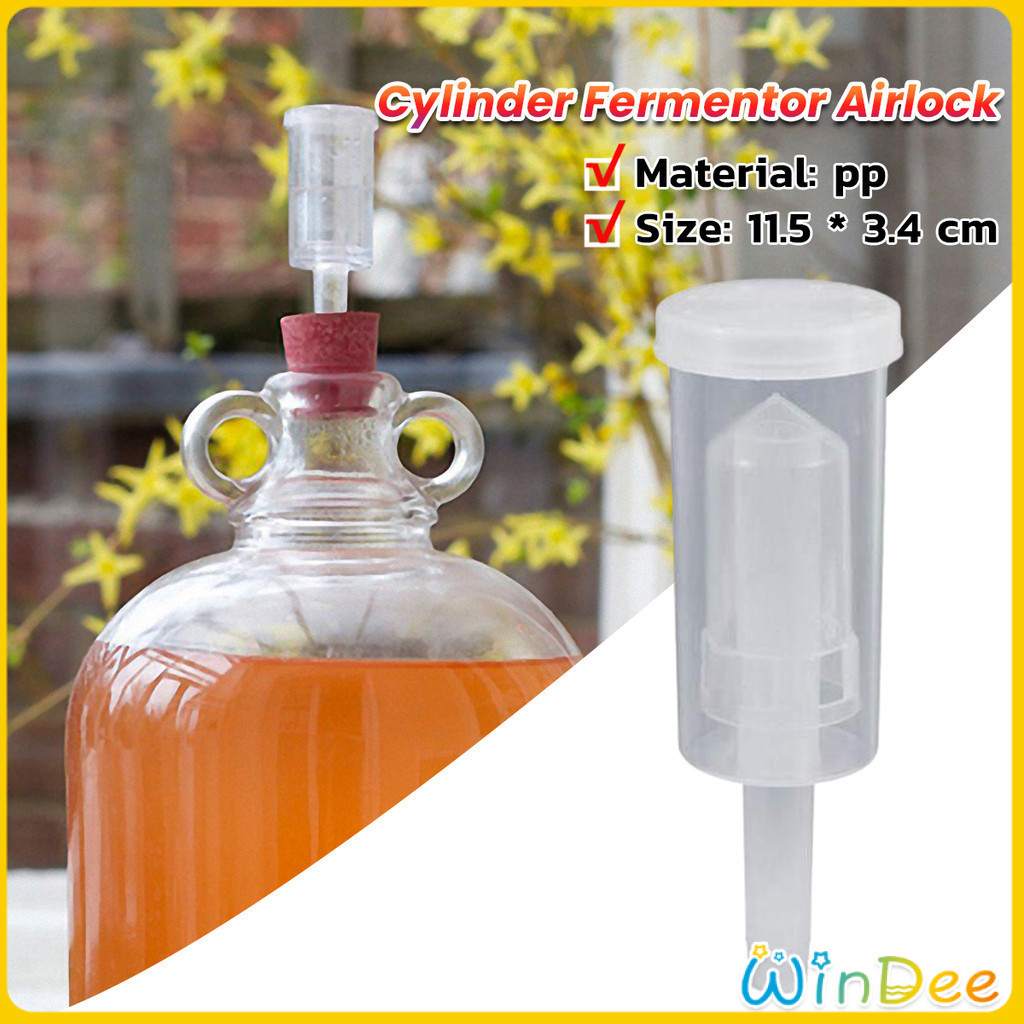 Cylinder Fermentor Airlock Home Brew Wine Beer Fermentation Tool ...