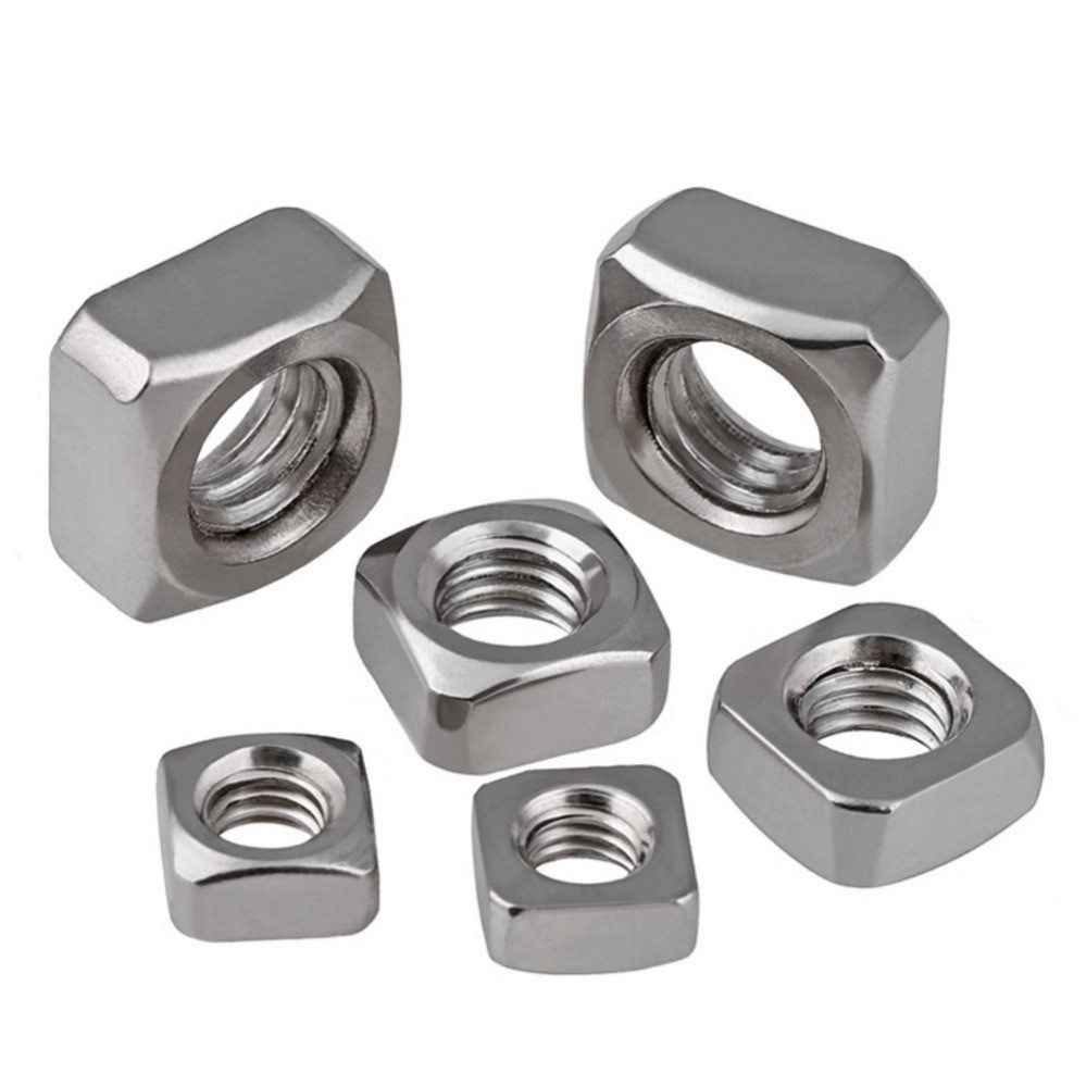 [FWM] 316 Stainless Steel Square Nut M3/M4/M5/M6/M8/M10/M12 | Shopee ...