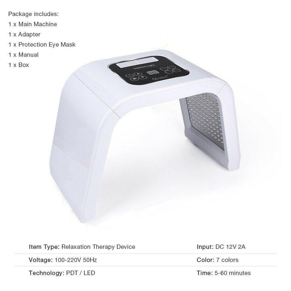 Spot on sale】 LED light photodynamic facial skin care acne treatment ...