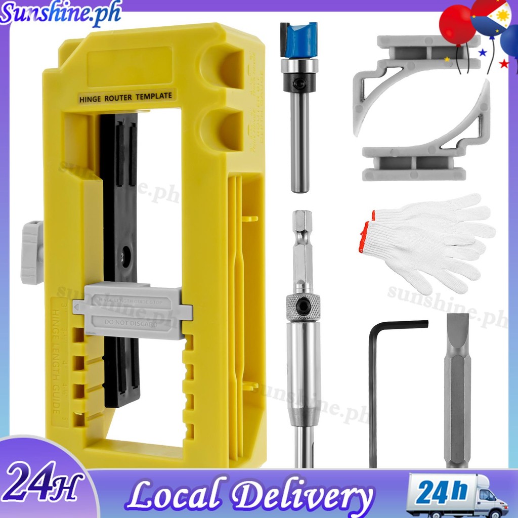 Door Hinge Jig Adjustable Door Hinge Router Template Professional Door ...