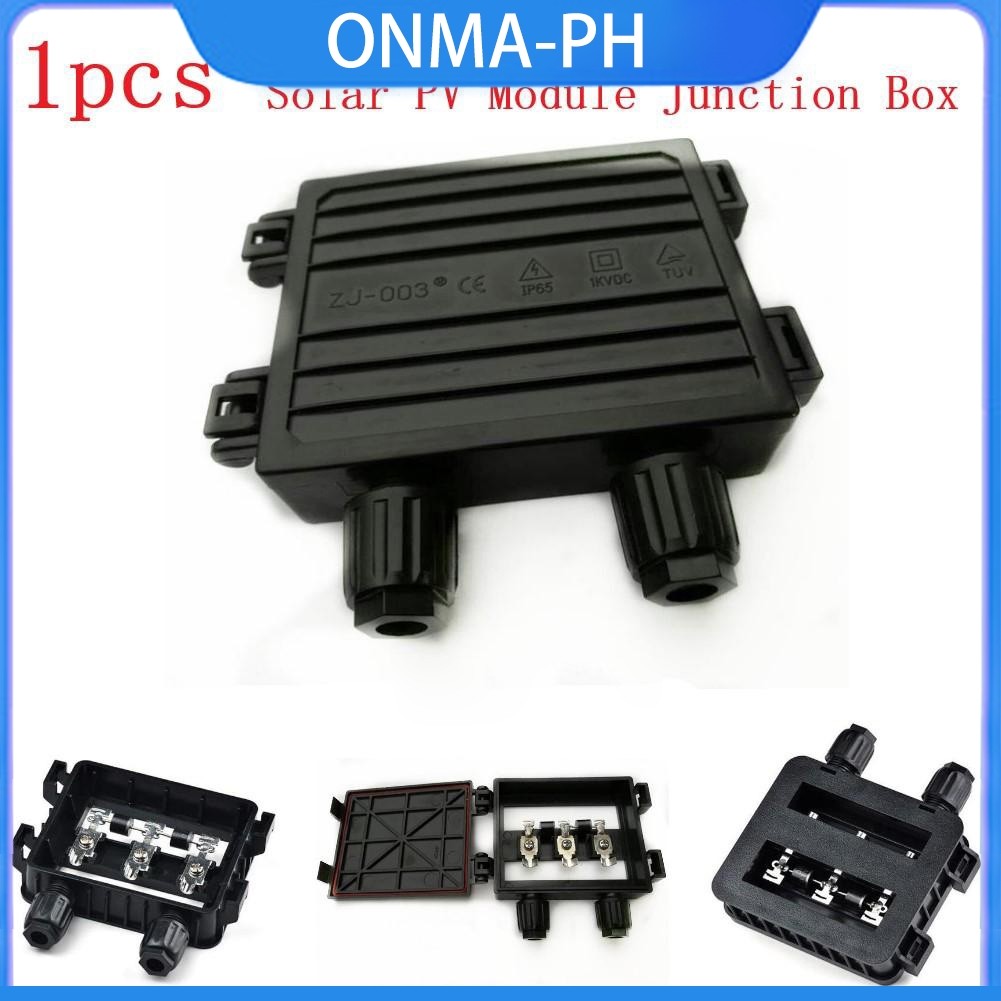 (ONMA) PV Solar Junction Box Junction Box 2 Diodes for Solar Panel 50W ...