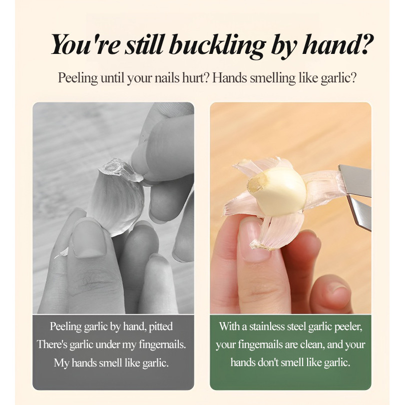 Garlic Muddler Detail Showcase Garlic Clip Practicality Stainless Steel ...