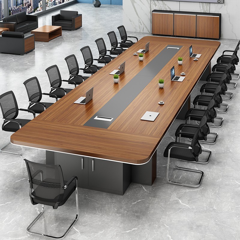 Office Furniture Large Conference Table Long Table Simple Modern Office ...