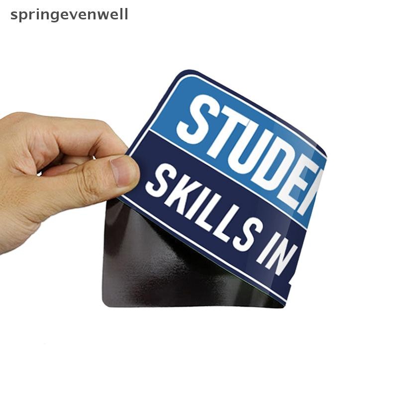 SEW Magnets Decal Stickers Internship Magnetic New Driver Sign Learner ...