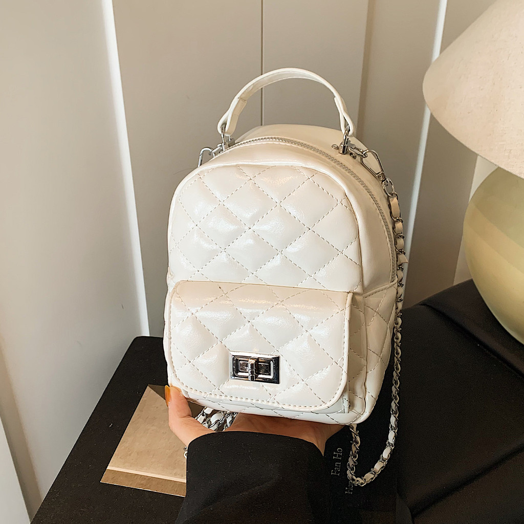 french styleTravel Backpack Women 2025 New Style Light Luxury Diamond ...