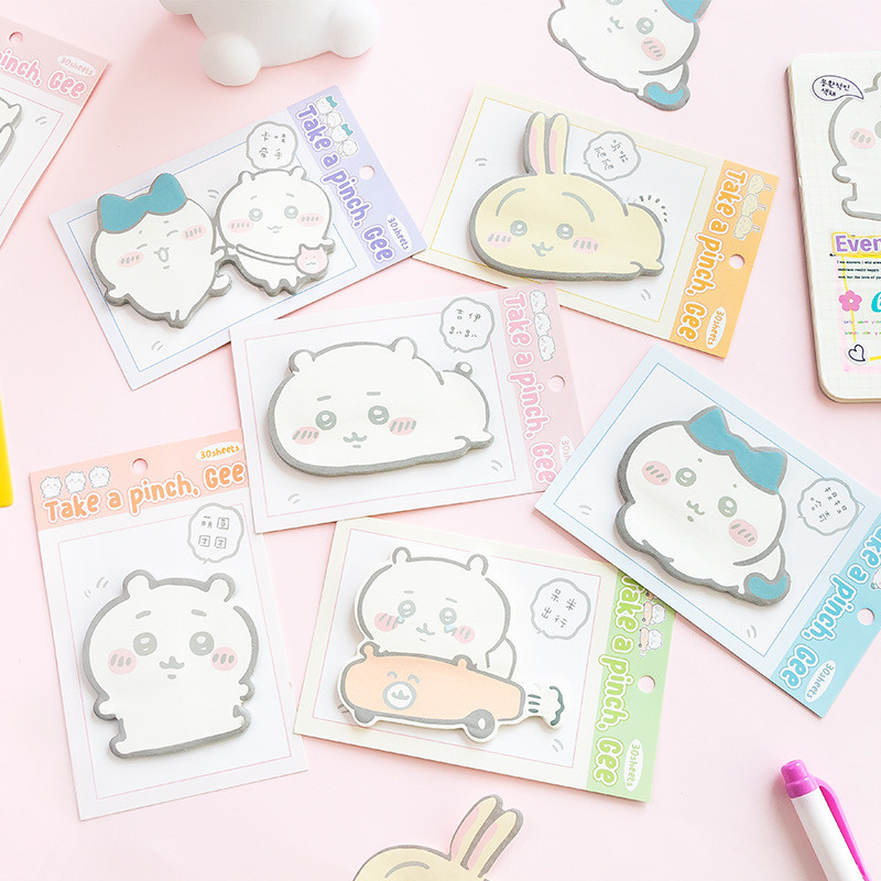 Chiikawa Giicawa Squeezing Toy Special-Shaped Sticky Notes Primary ...