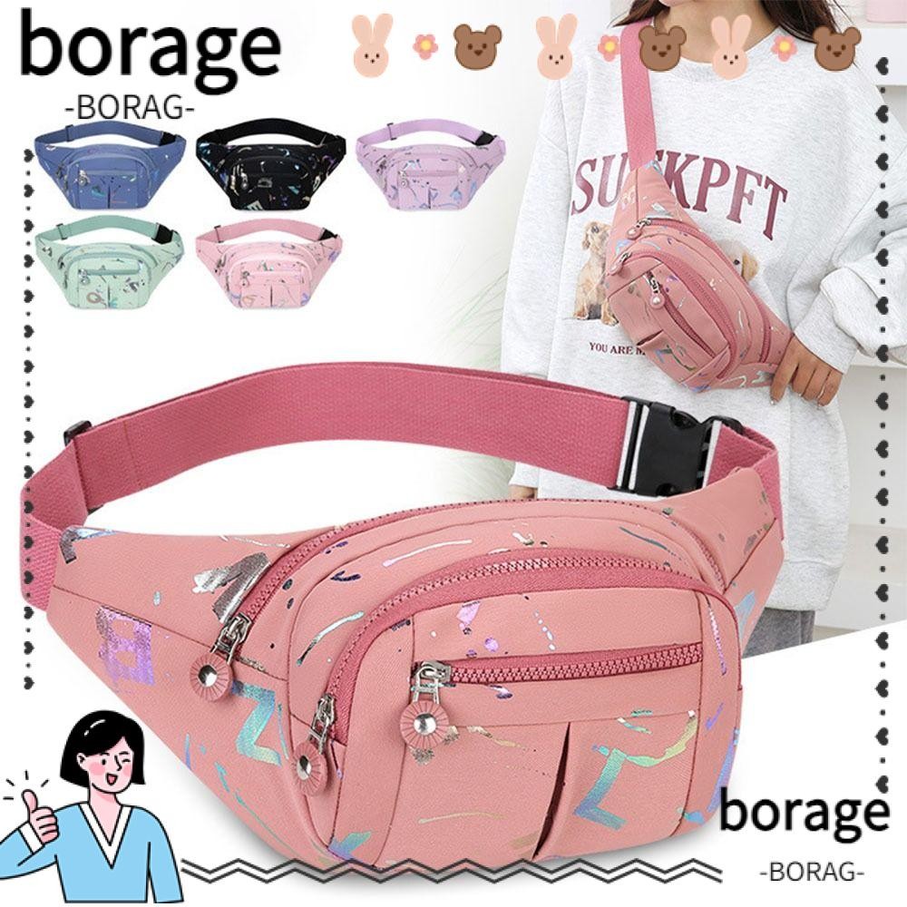 BORAGE Waist Bags, Water Proof Multifuntional Chest Shoulder Bag
