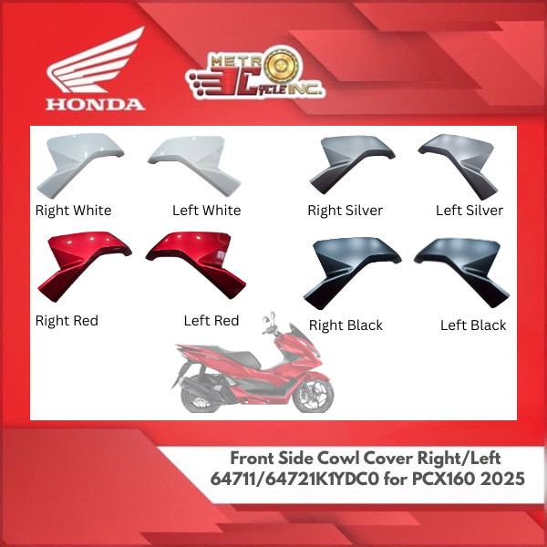 Honda Genuine Lower Front Side Cover for PCX160 v2 [SOLD SEPARATELY ...