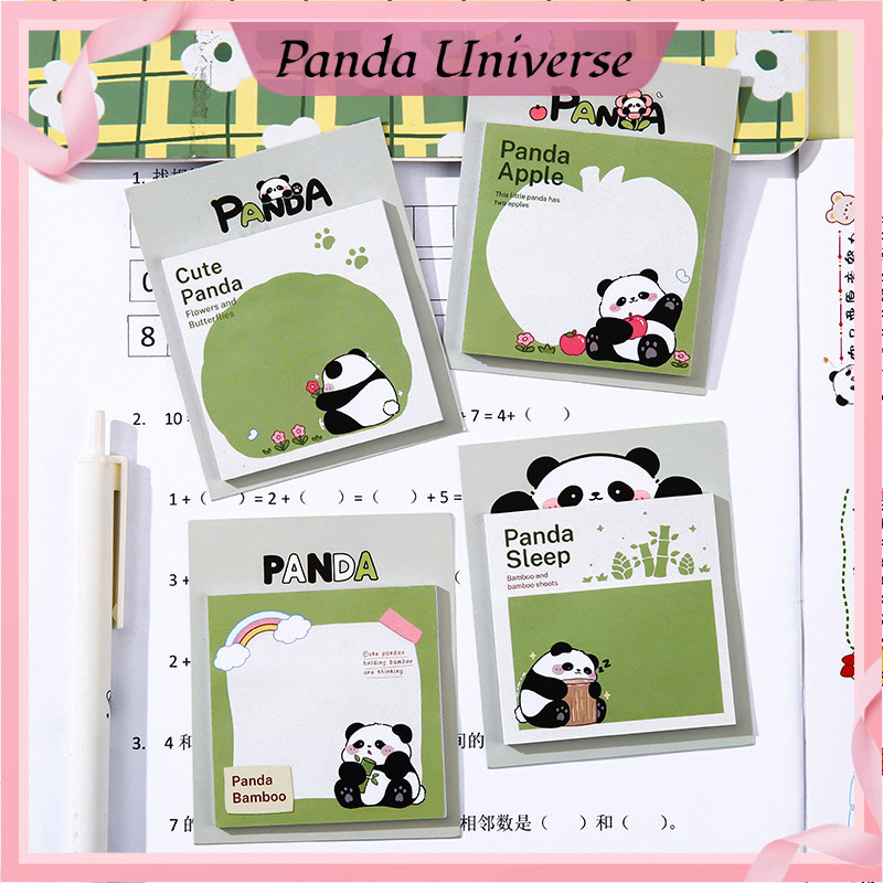 Panda notepad cute high-value tearable post-it notes cartoon notepad ...