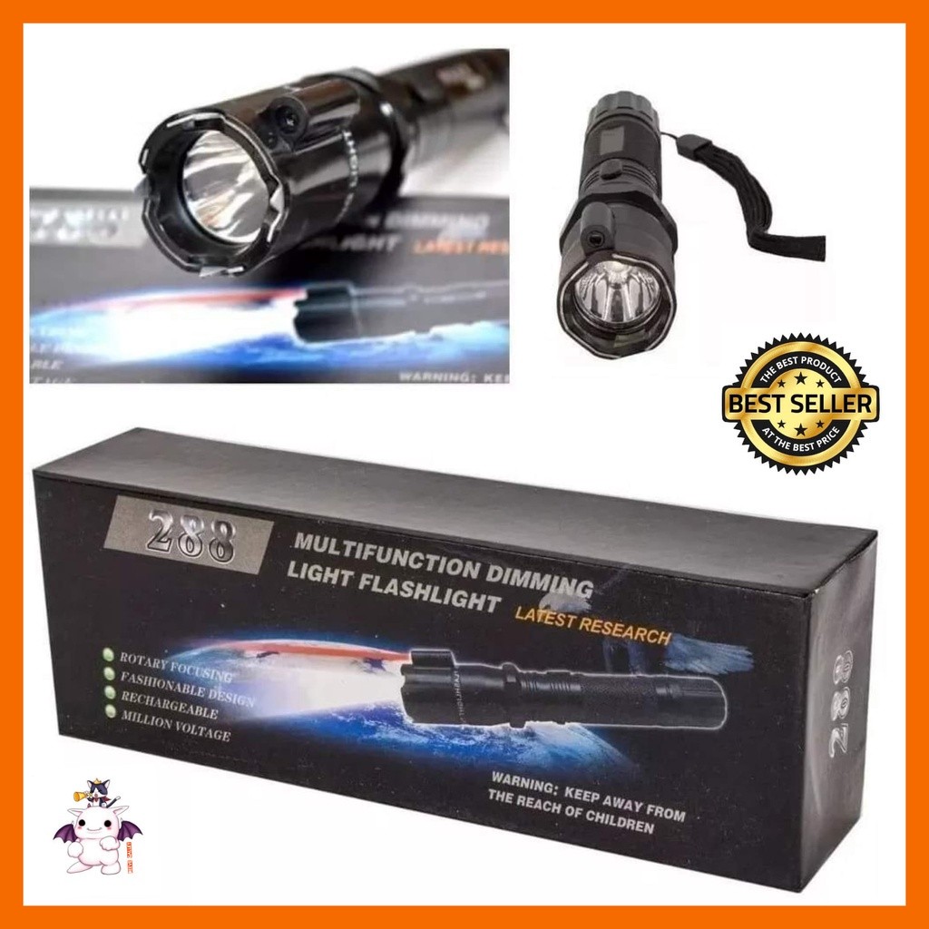 3 in 1 Flashlight With Multifunction Dimming Light Flashlight 288 ...