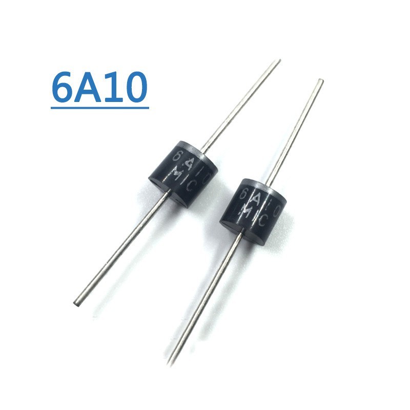 10Pcs/set Silicon Rectifiers Rectifier Diode 10A10 6A10 AMP R-6 DO-27 ...