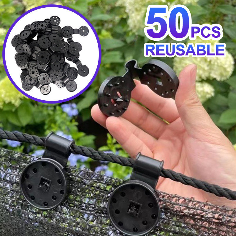 50pcs Sunshade Net Fixing Clips/Greenhouse Shade Cloth Big Fix Clamp ...