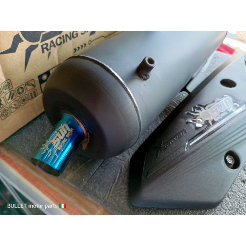 Rev kou PIPE EXHAUST click mio beat mio carb adv SUN RACING EXHAUST ...