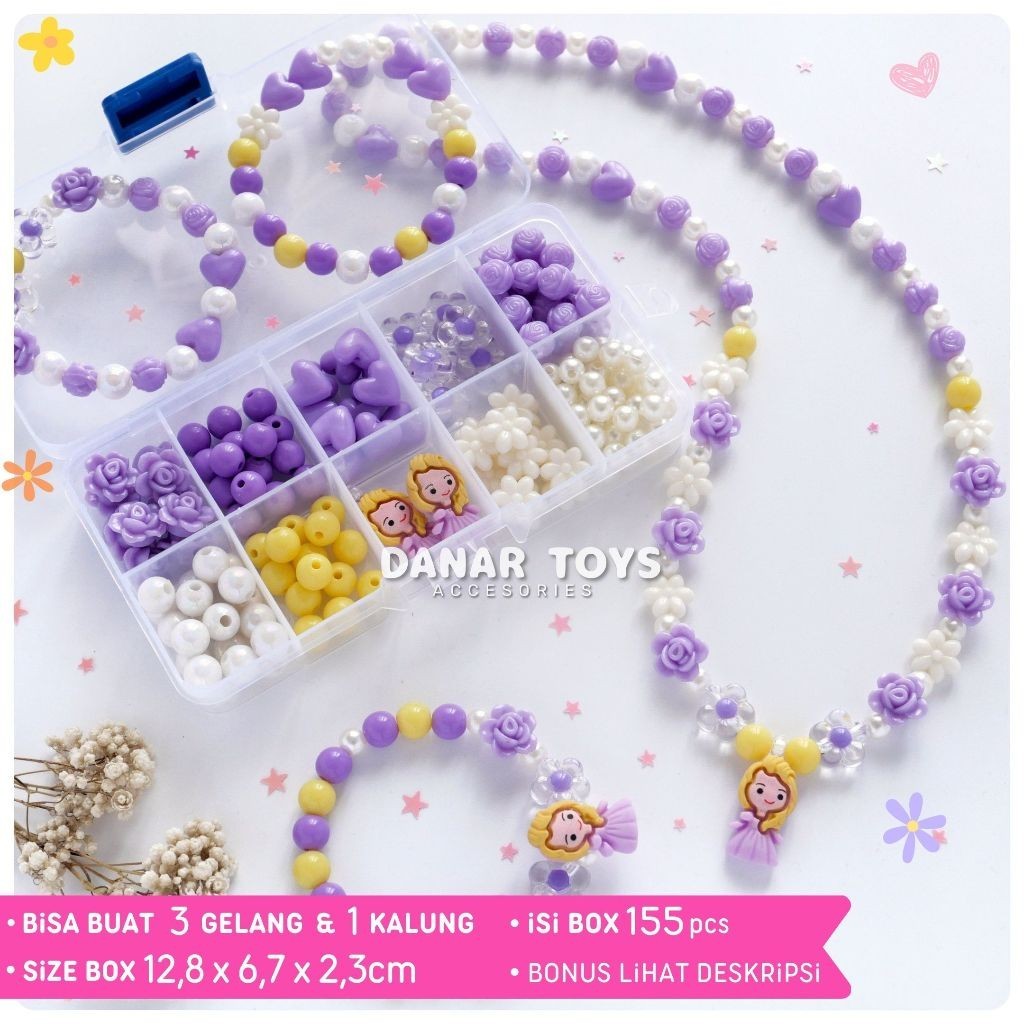 Girls' Educational Toys / Meronce Beads / Princess Series / Small Box ...