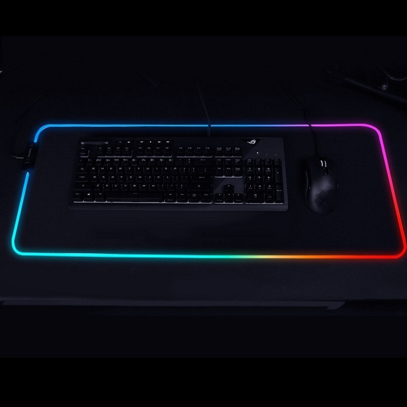 RGB Mouse pad RS-07 300x800x4MM With LED (Large) RGB LED mouse pad 2022 ...