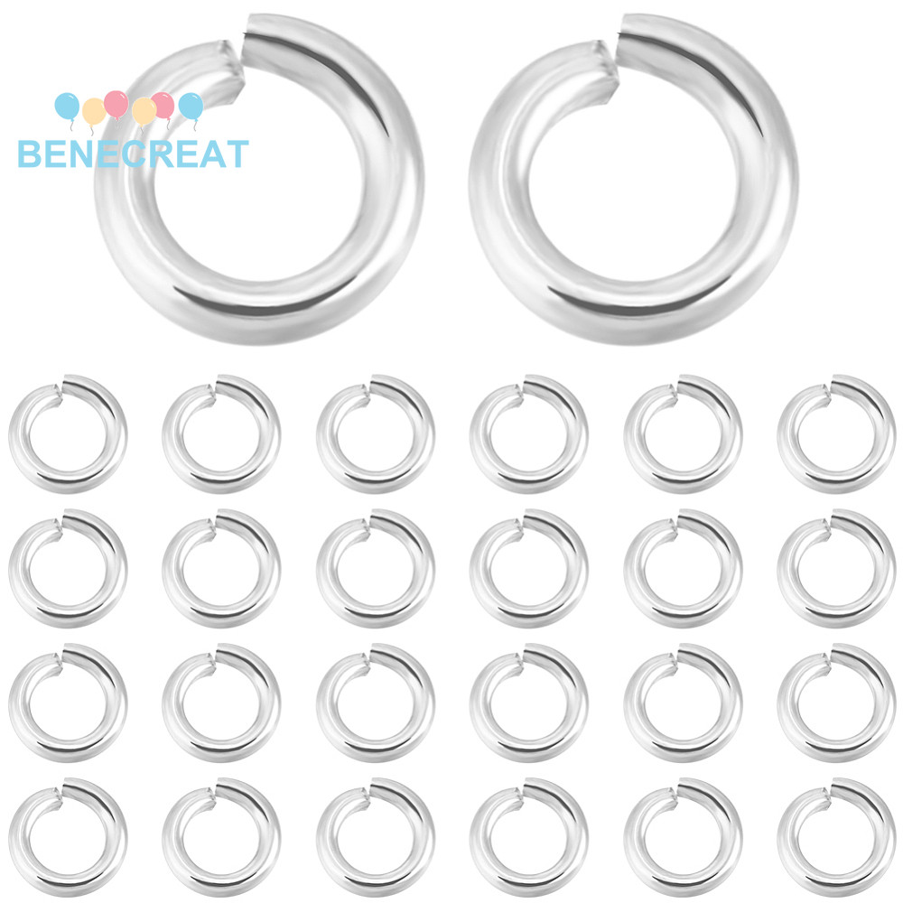 500 Stück Dreieckige Sprungringe Edelstahl 304 – 5x6,5 Mm – Für Schmuck DIY, Ohrringe & Armbänder