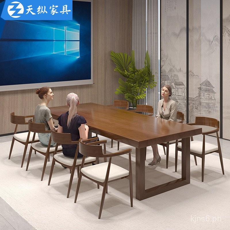 Tianzong American Style All Solid Wood Long Table Desk Reading Table ...