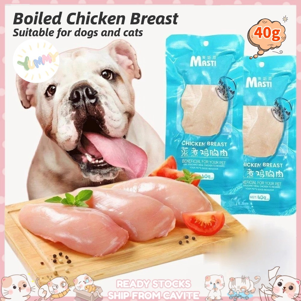 Curated visual reference: Gallery Detail: Boiled Chicken Breast 40G Steamed Chicken Breast Liver Heart Pet