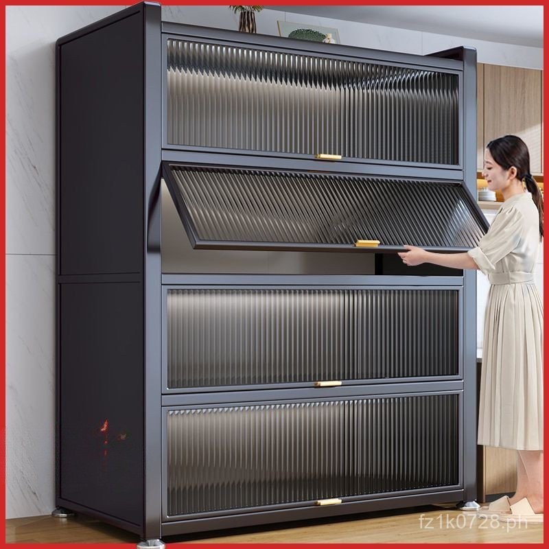 Multi-layer Floor-standing Storage Rack, Elevated Oven Storage Cabinet ...