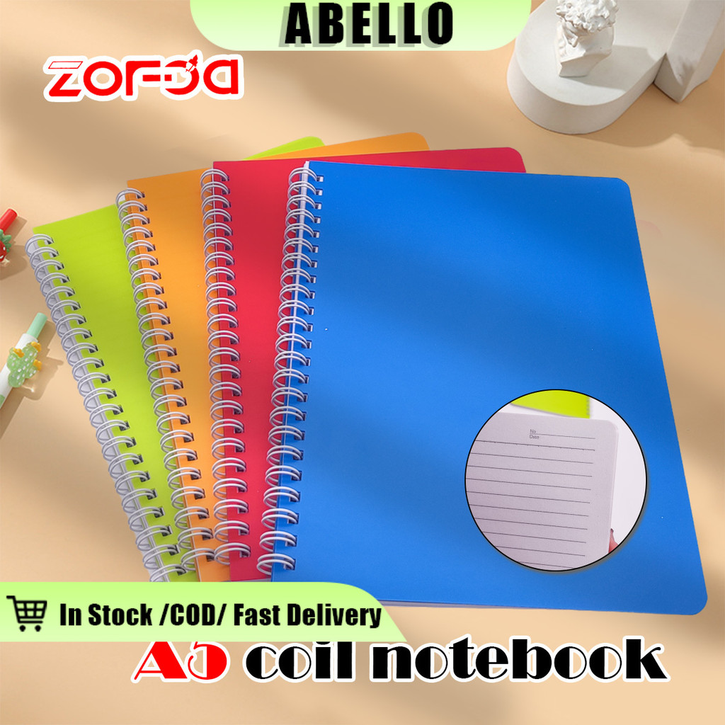 Double Metal Ring A5 Spiral Notebook Aesthetic notepad personalized 60 ...