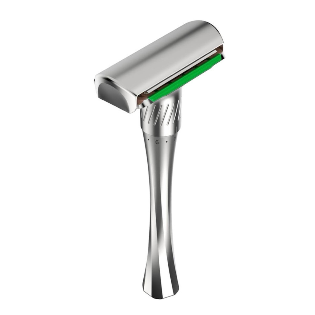 Traditional razor with box and razor blade Ming shi 2000SA - 6-level ...