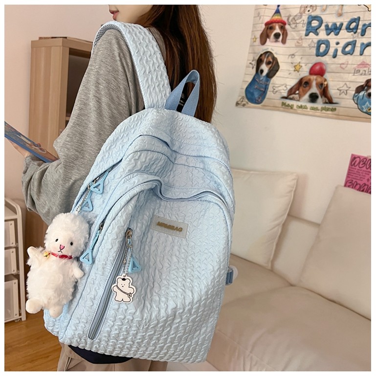 Small Fresh Backpack 2025 New Style Fashion Backpack Female School Bag ...