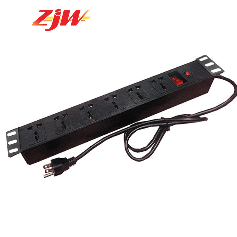 ZJW PDU 6 Slot Power Strip Unit for Data Cabinet Rack High Quality 6 ...