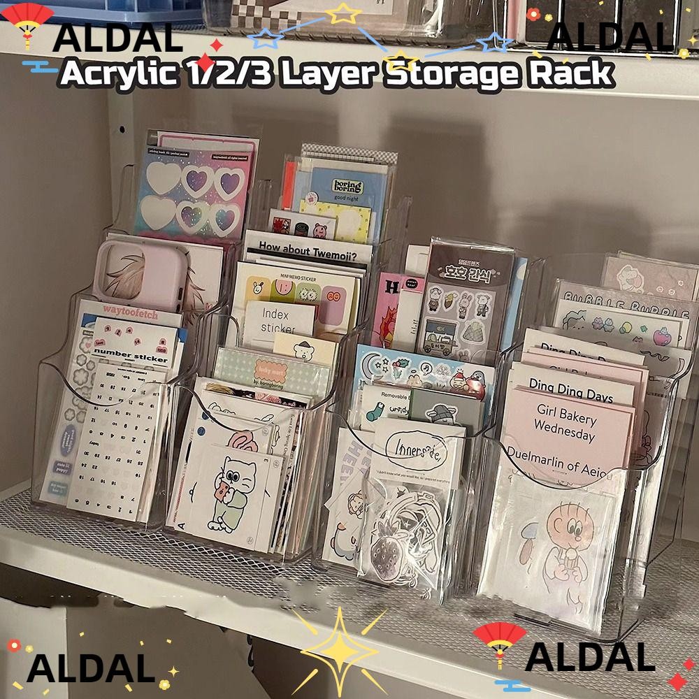 ALDAL 1Pcs Card Storage Holder, Display Rack Acrylic Photo Card ...