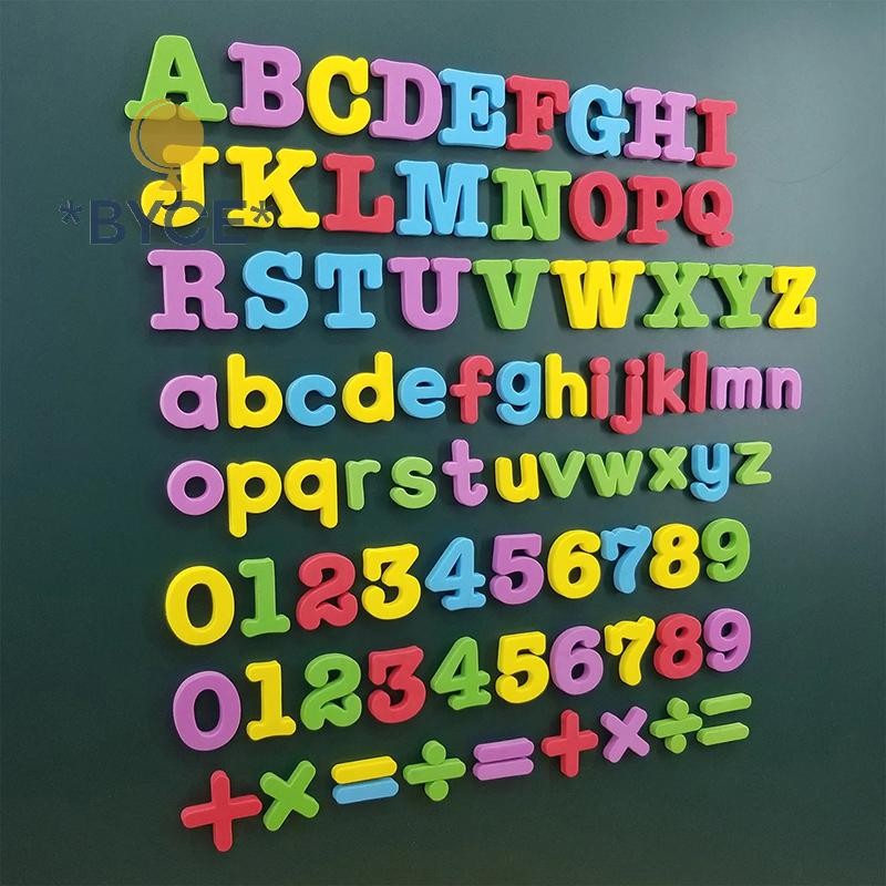 BYCE> Magnetic Letters Numbers Alphabet ABC 123 Fridge Magnets Plastic ...
